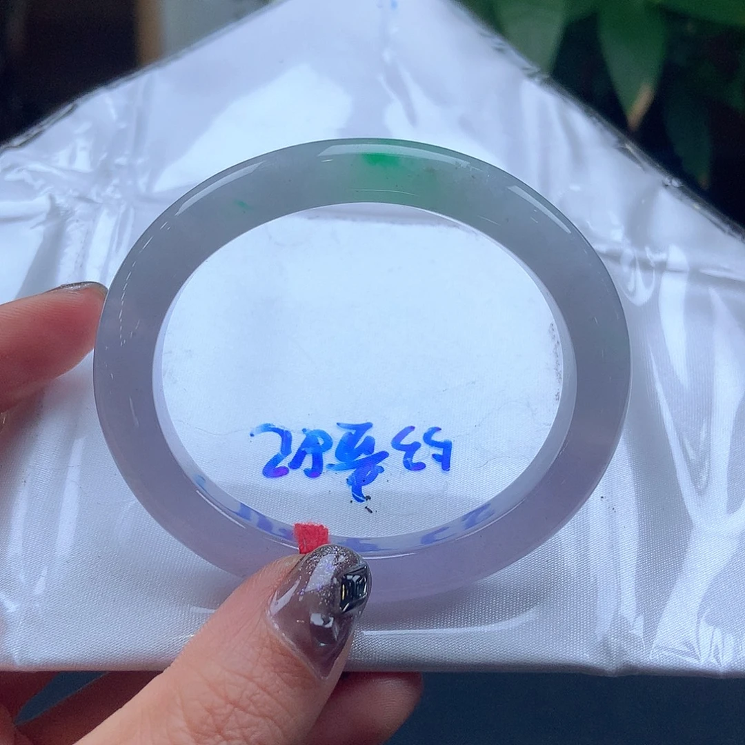 翡翠未镶嵌手镯58号53贵妃