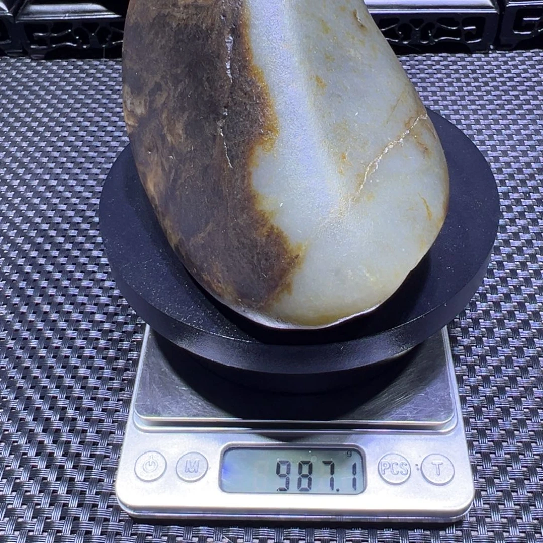 吊坠(不含链)未镶嵌和田玉（子料）987