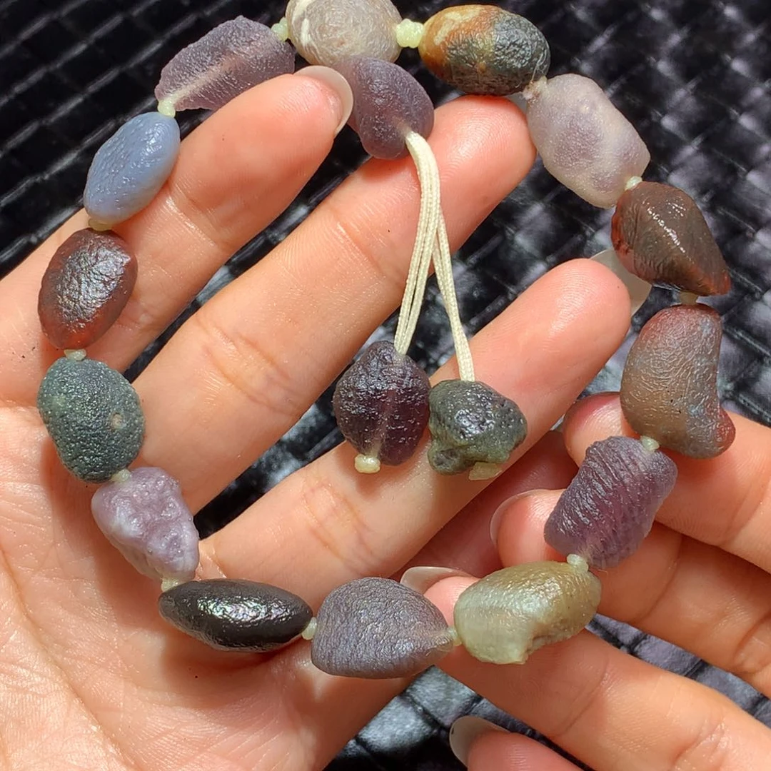 未镶嵌玛瑙/玉髓珠宝半成品