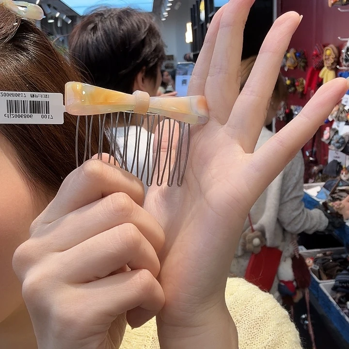 皮质非金属好看得插梳65