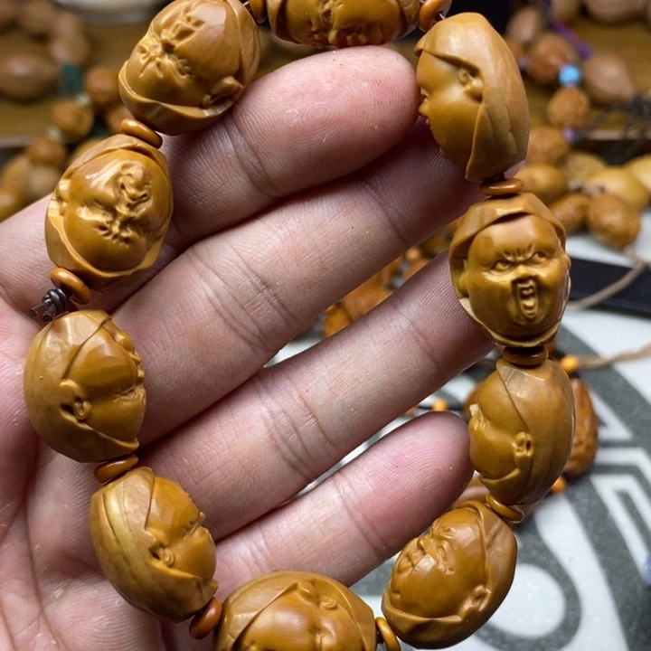 橄榄核手串/手链橄榄核雕工艺手串