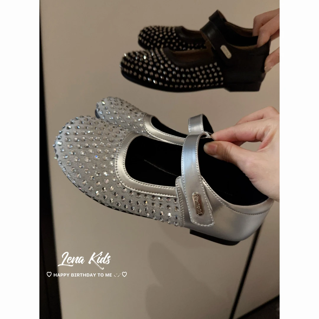 Lenakids【超重工爆闪带钻Lolita鞋】洋气时髦高品质25091405