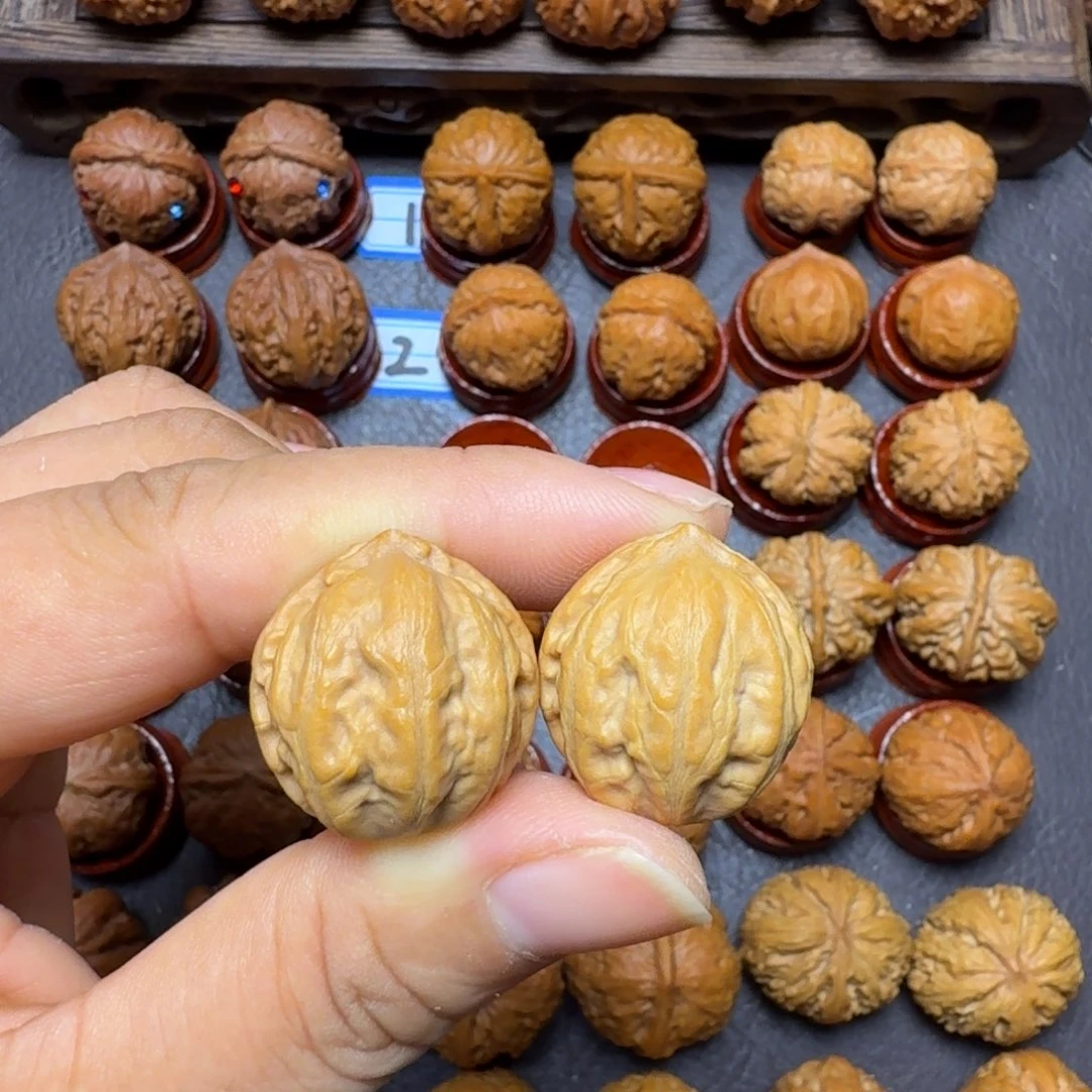 把件文玩核桃22尺边肚同尺小八棱016