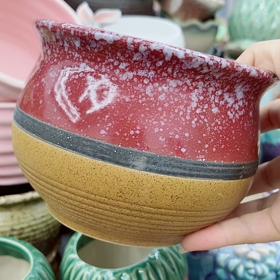 多肉绿植陶瓷花盆9.9包邮