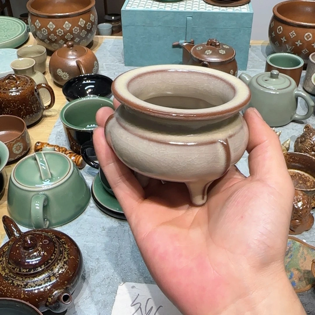 小金茶具青瓷茶器