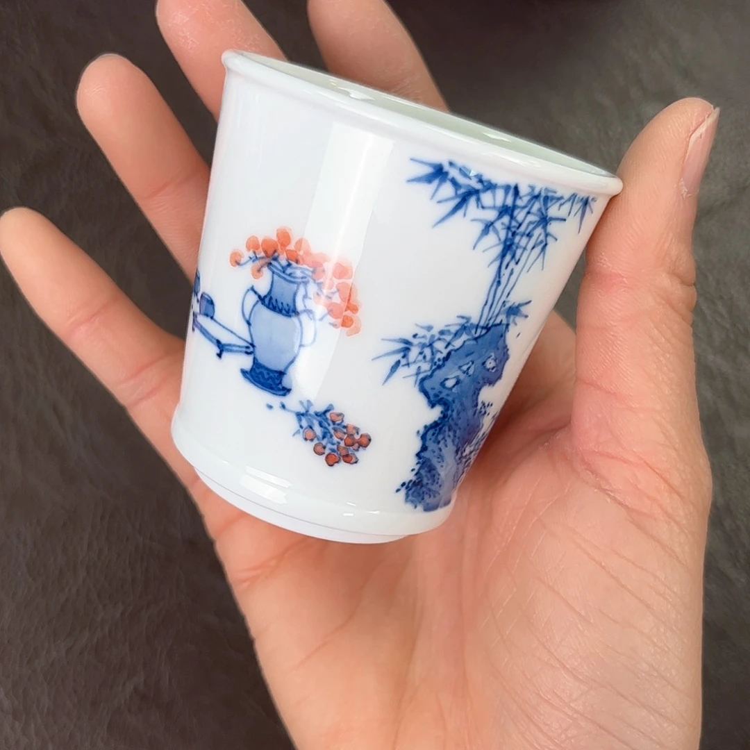 杯手绘高温瓷器瓷器