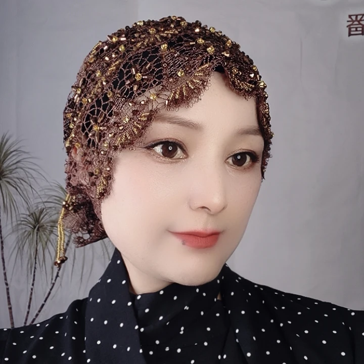 水溶绣时尚鱼尾帽