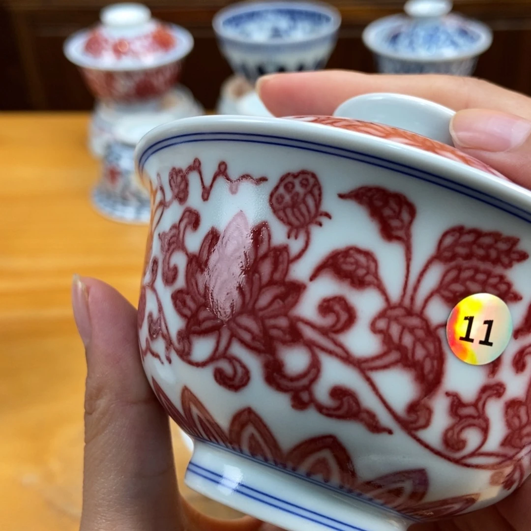 手绘现代茶具非古董