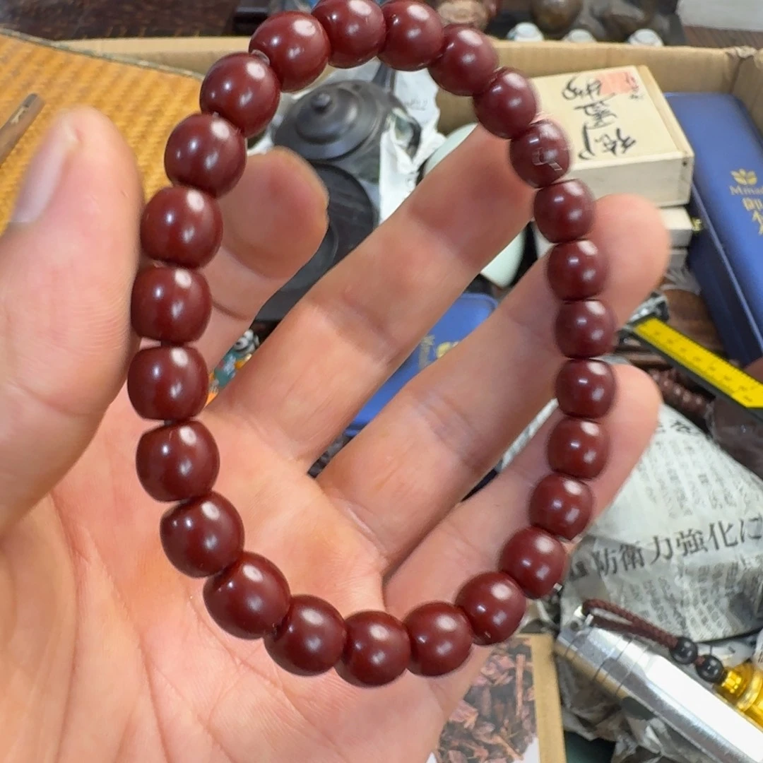 吊坠龙脊菩提陶瓷手串，多样性发一