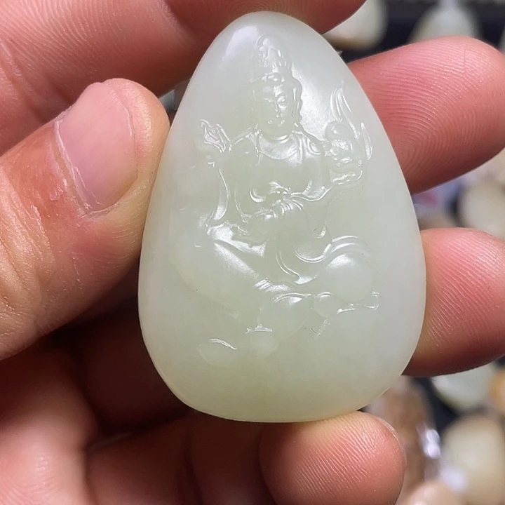 和田玉（糖玉）未镶嵌吊坠(不含链)快**生吊坠