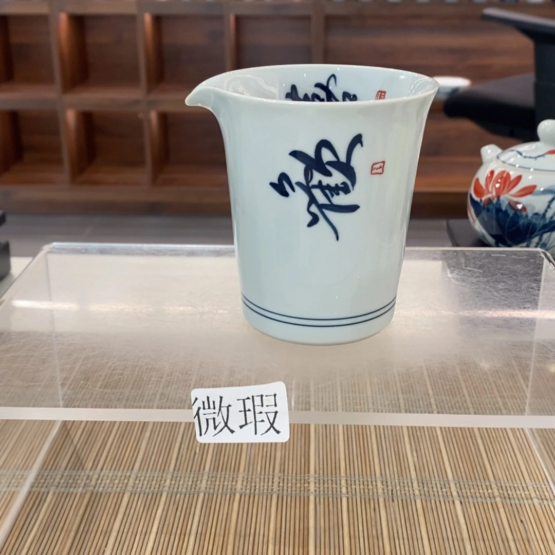 釉下彩老陶泥手工绘制