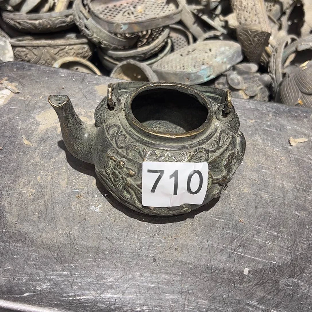橘*微瑕疵黄铜摆件工艺品