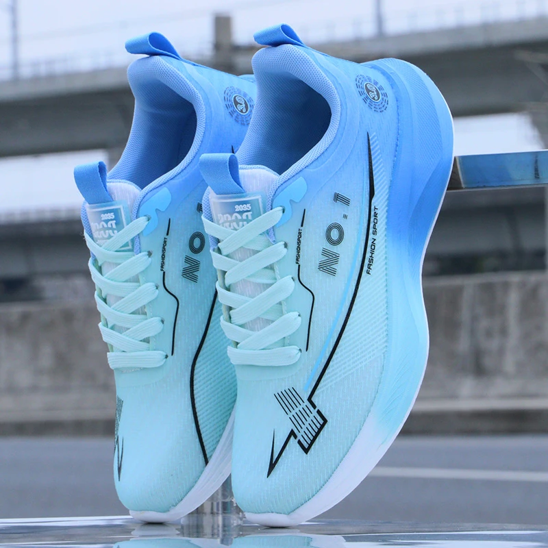 男鞋2025新款夏季跑步鞋透气网鞋男款超轻减震跑鞋潮流运动鞋子男