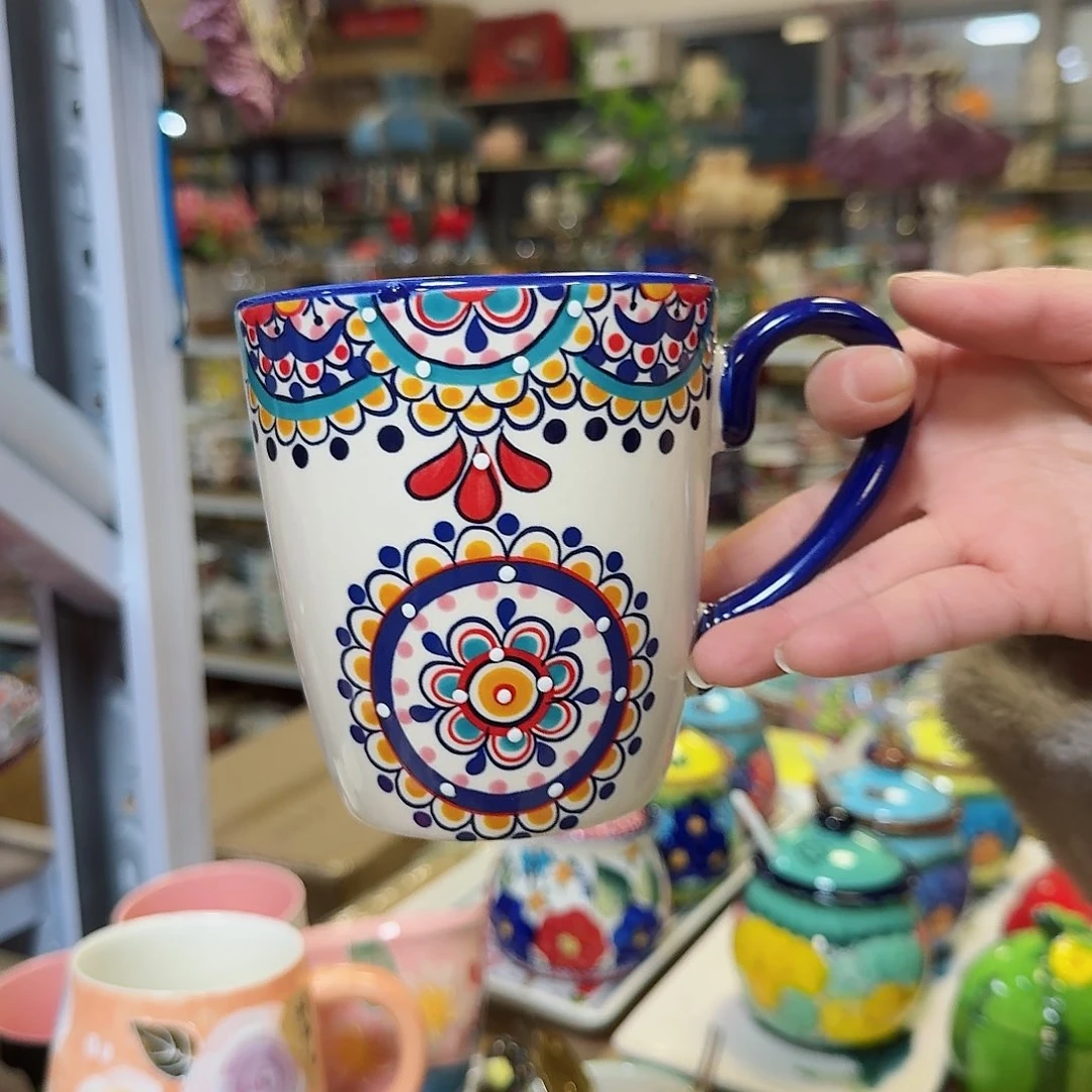 瓷卡拉马克杯一只