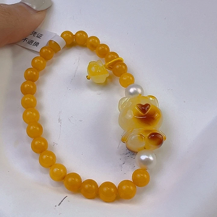 蜜蜡手链未镶嵌蜜蜡6