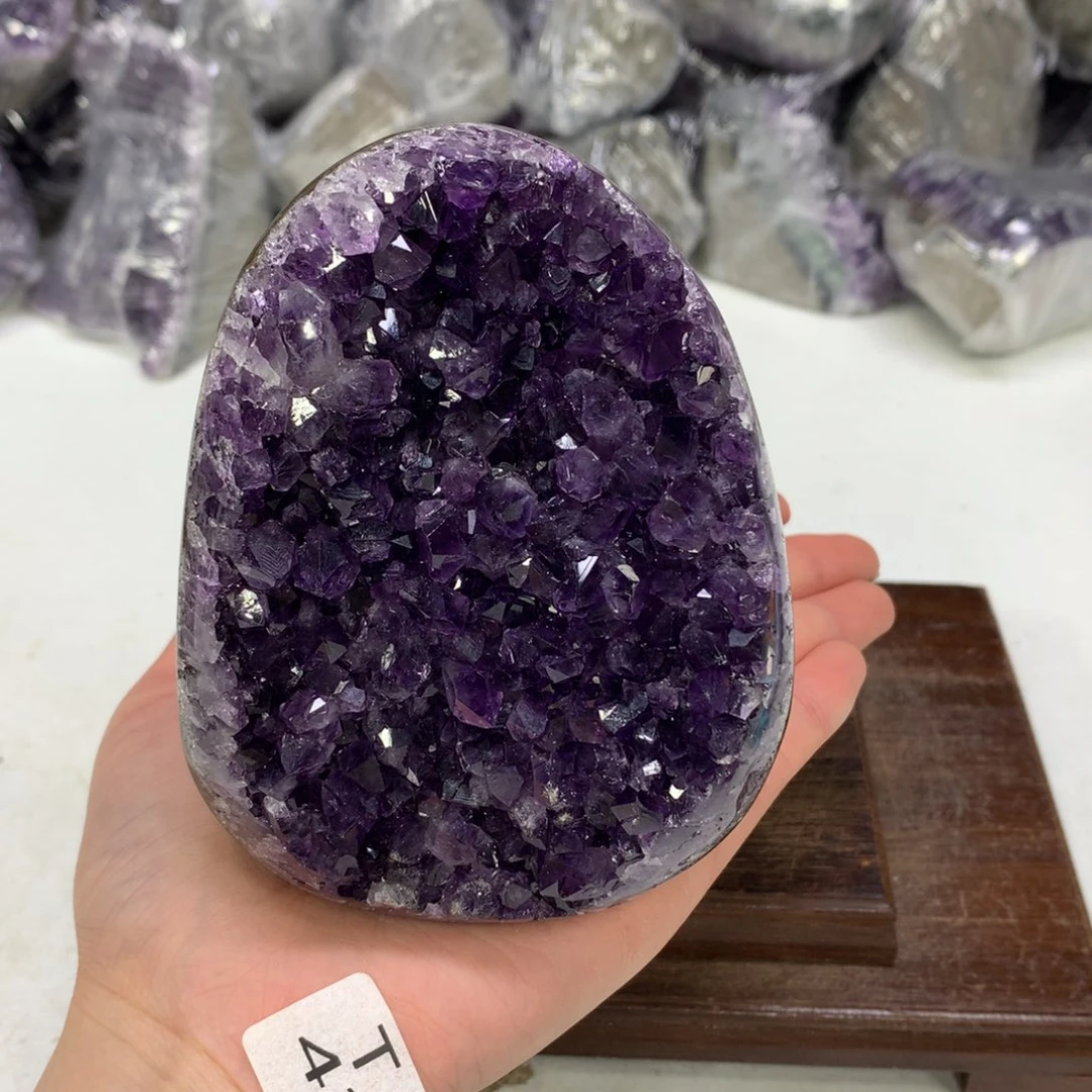 紫晶摆件未镶嵌水晶