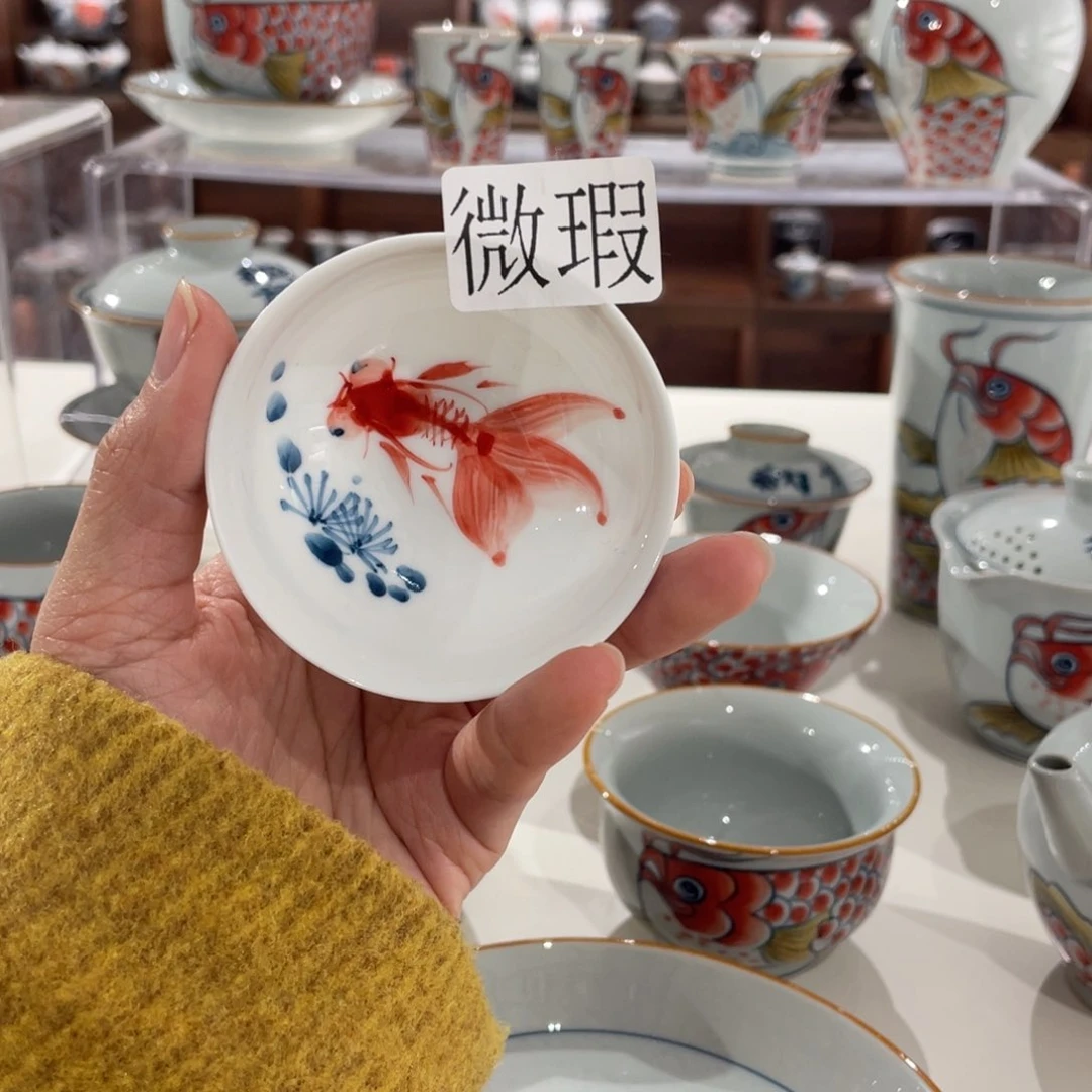 有瑕釉下彩纯手绘
