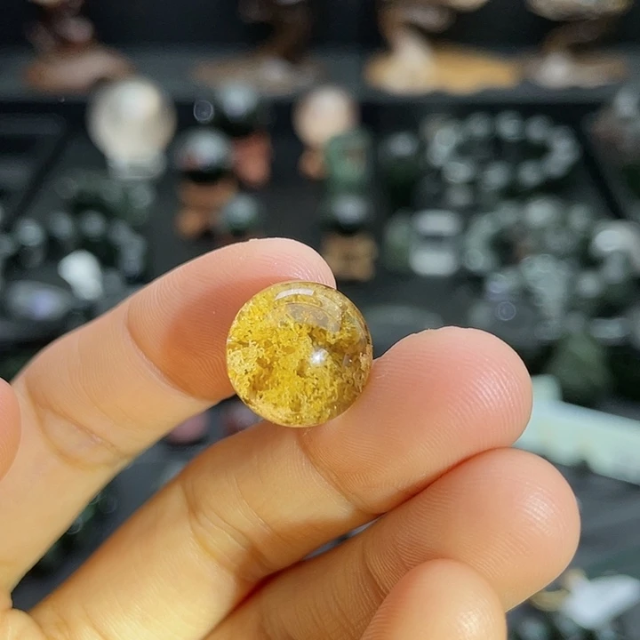 颈饰水晶未镶嵌黄幽灵单珠定制