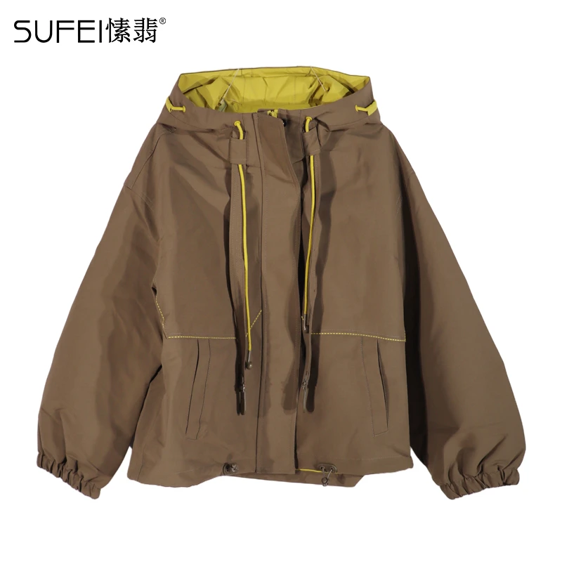 SUFEI/愫翡S53WT1150A 秋季新款简约纯色净版外套 1150