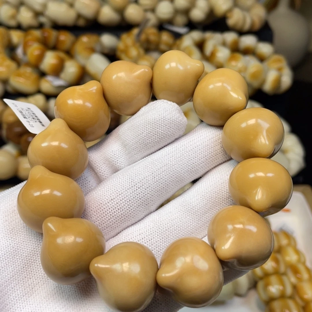 手串菩提根/象牙果104风化馒猫头瑕疵