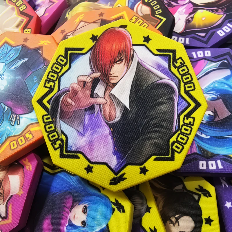 多卡娱拳皇陶瓷币(1枚/袋)人气动漫周边同人盲袋拳皇二创拆袋