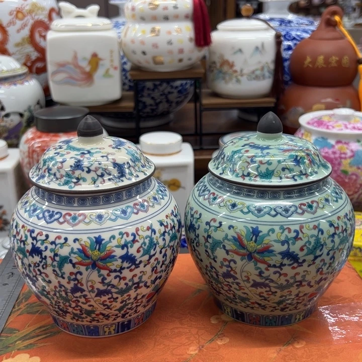 瓷片茶叶罐茶叶罐