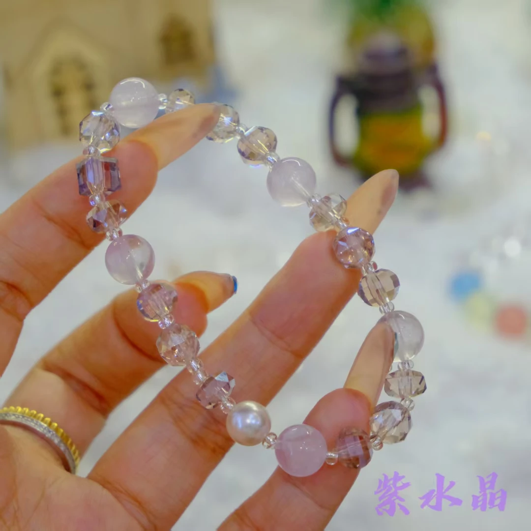 【十六珠宝】紫定行｜紫水晶手链设计款XM546多样性发一