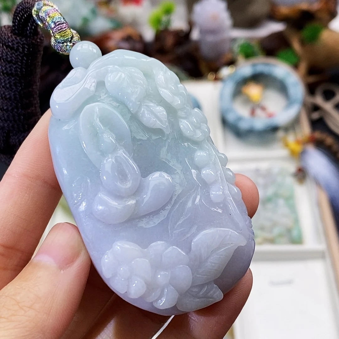 颈饰未镶嵌翡翠缅甸翡翠a货