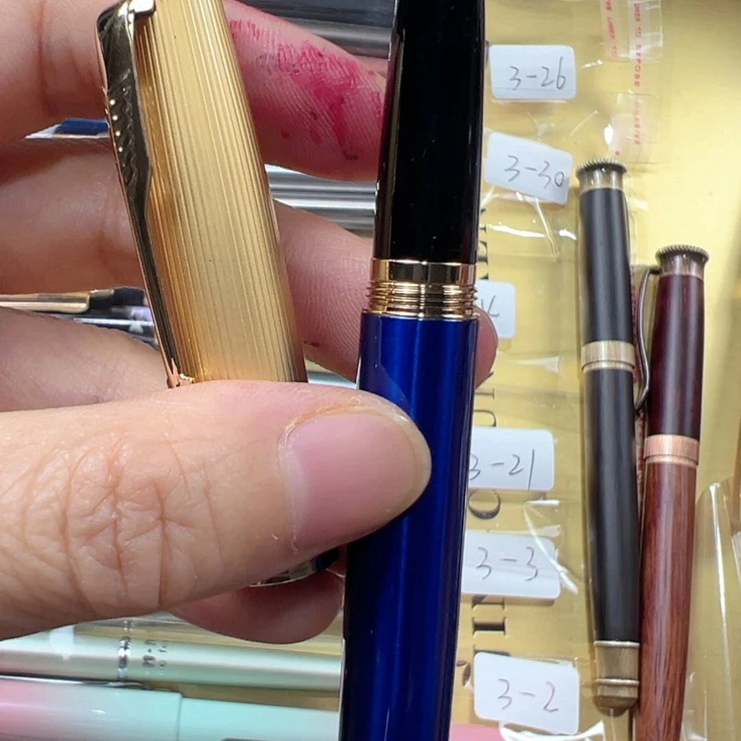 便携式蓝色金豪85暗尖旋帽吸墨器可卸