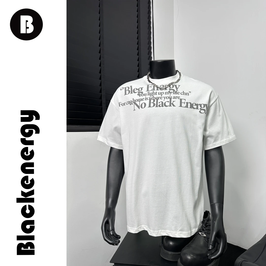 宽松T恤男士夏季美式百搭街头重磅休闲个性印花小领口短袖潮流