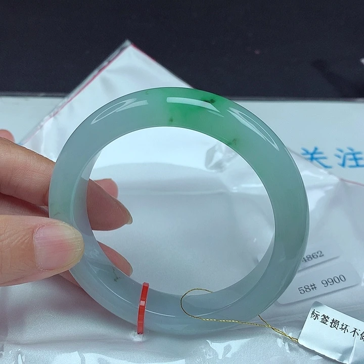 未镶嵌手镯翡翠58圈4862