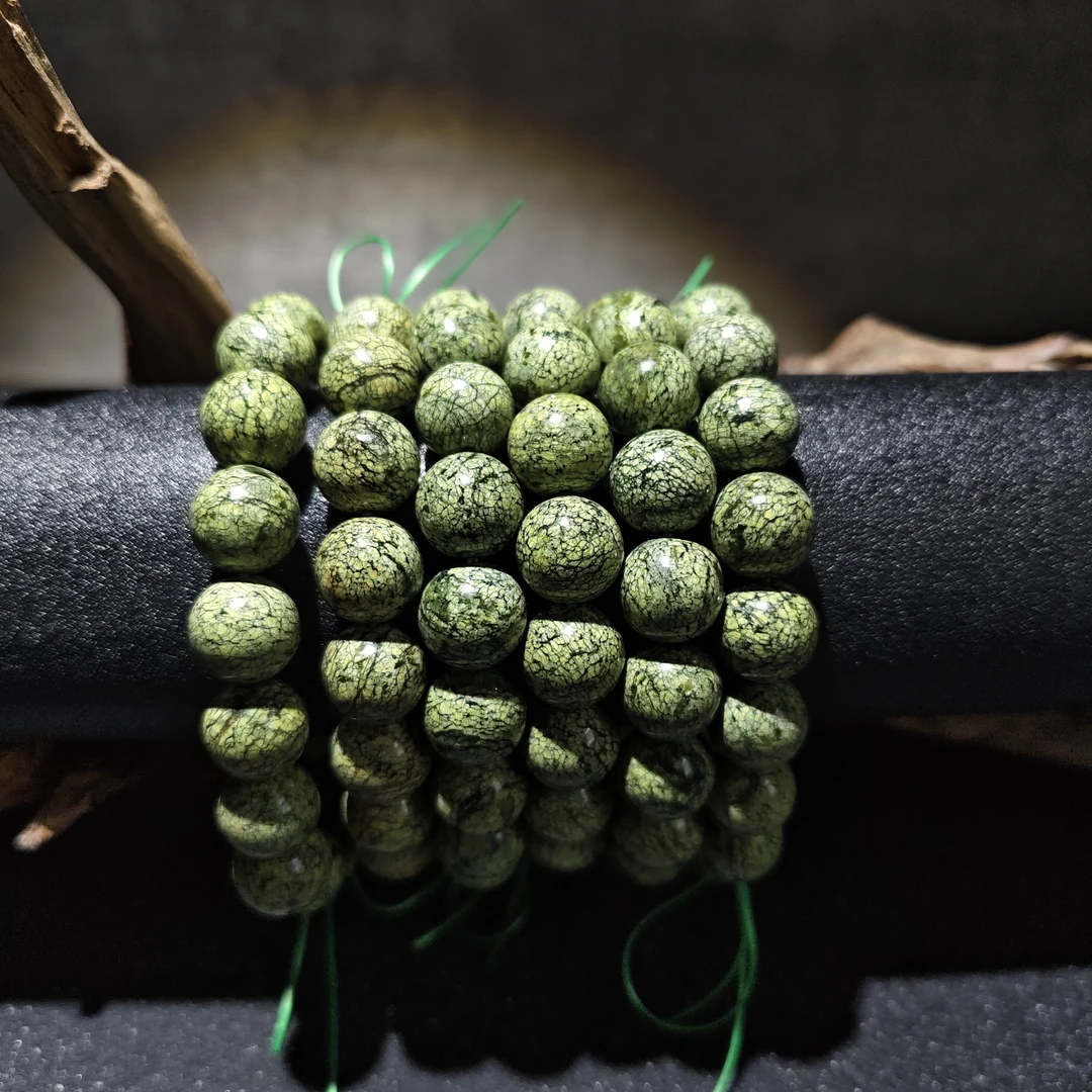 【黑胖珠宝】H0861 天然药王石手链 多样性发其一