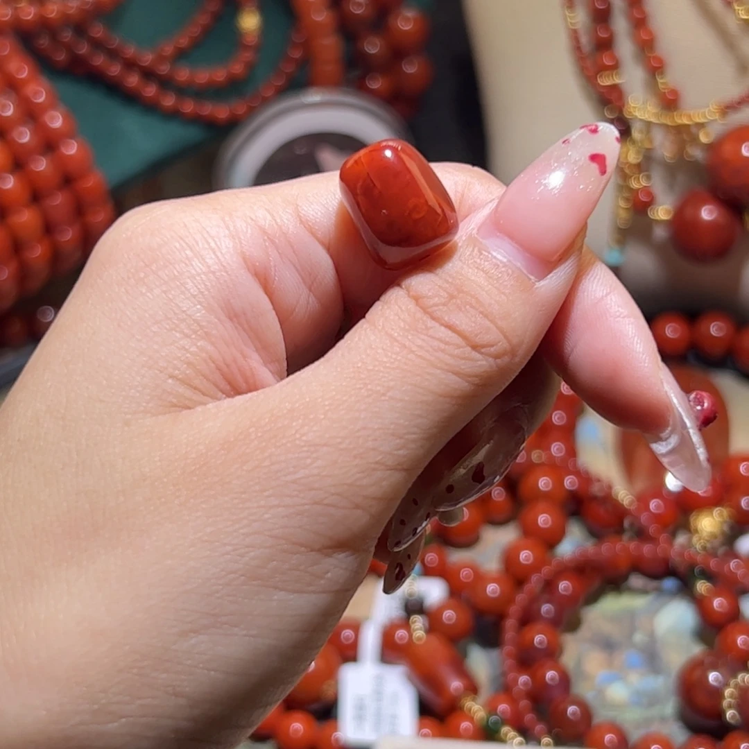 南红玛瑙未镶嵌手链12mm