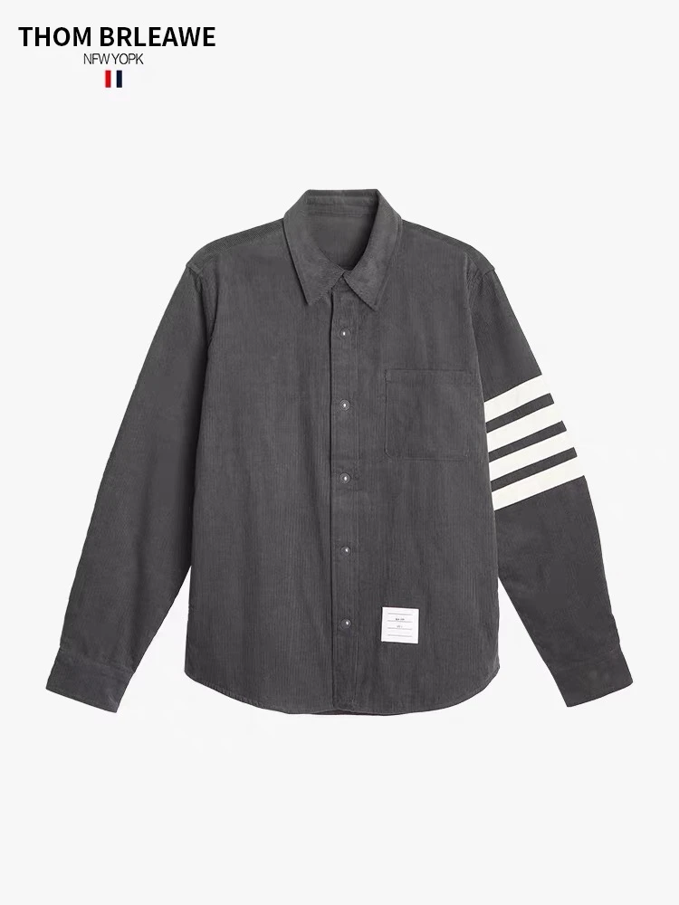 TB【官方正品】汤姆布郎THOM BRLEAWE灯芯绒商务休闲新款衬衫外套
