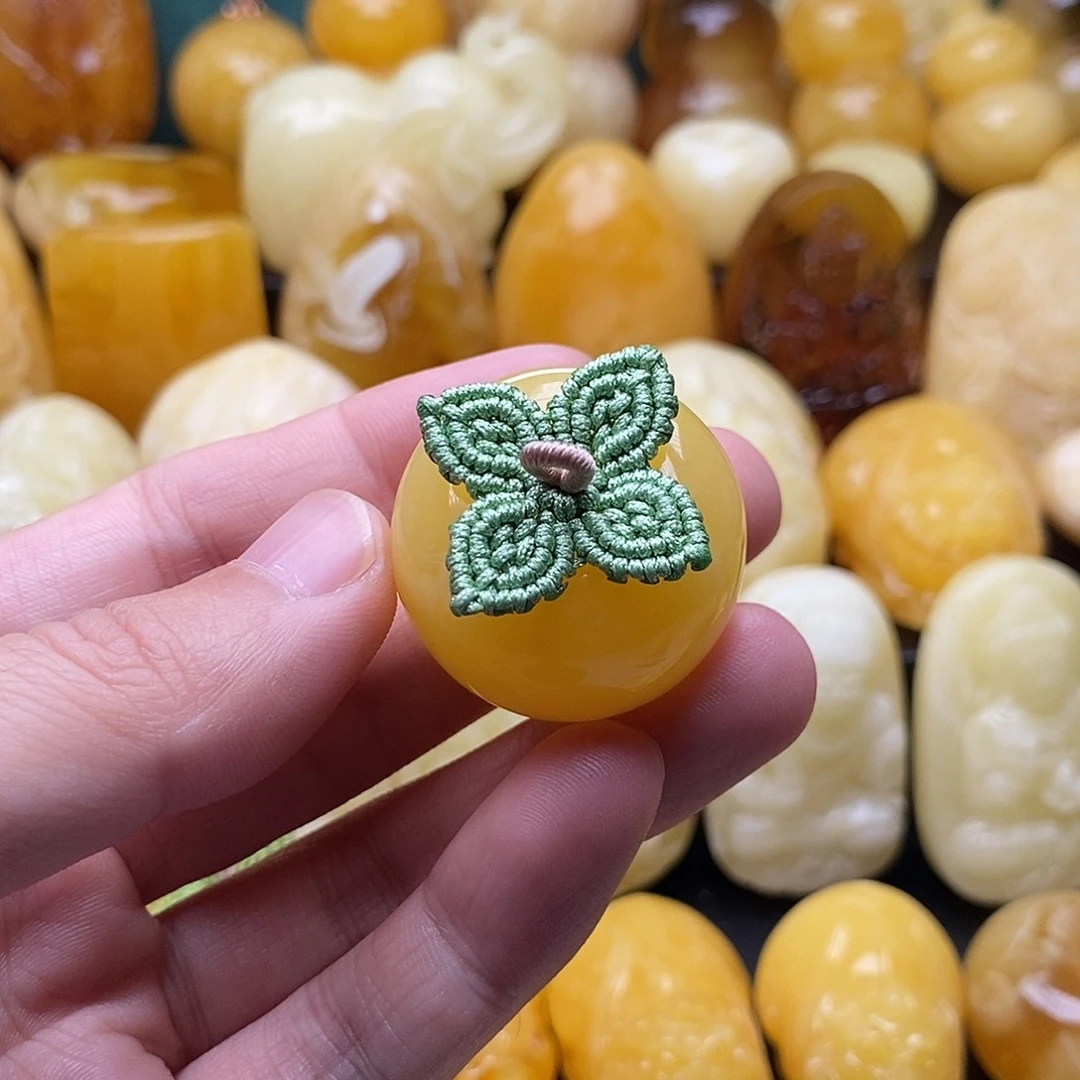 琥珀颈饰未镶嵌琥珀蜜蜡吊坠