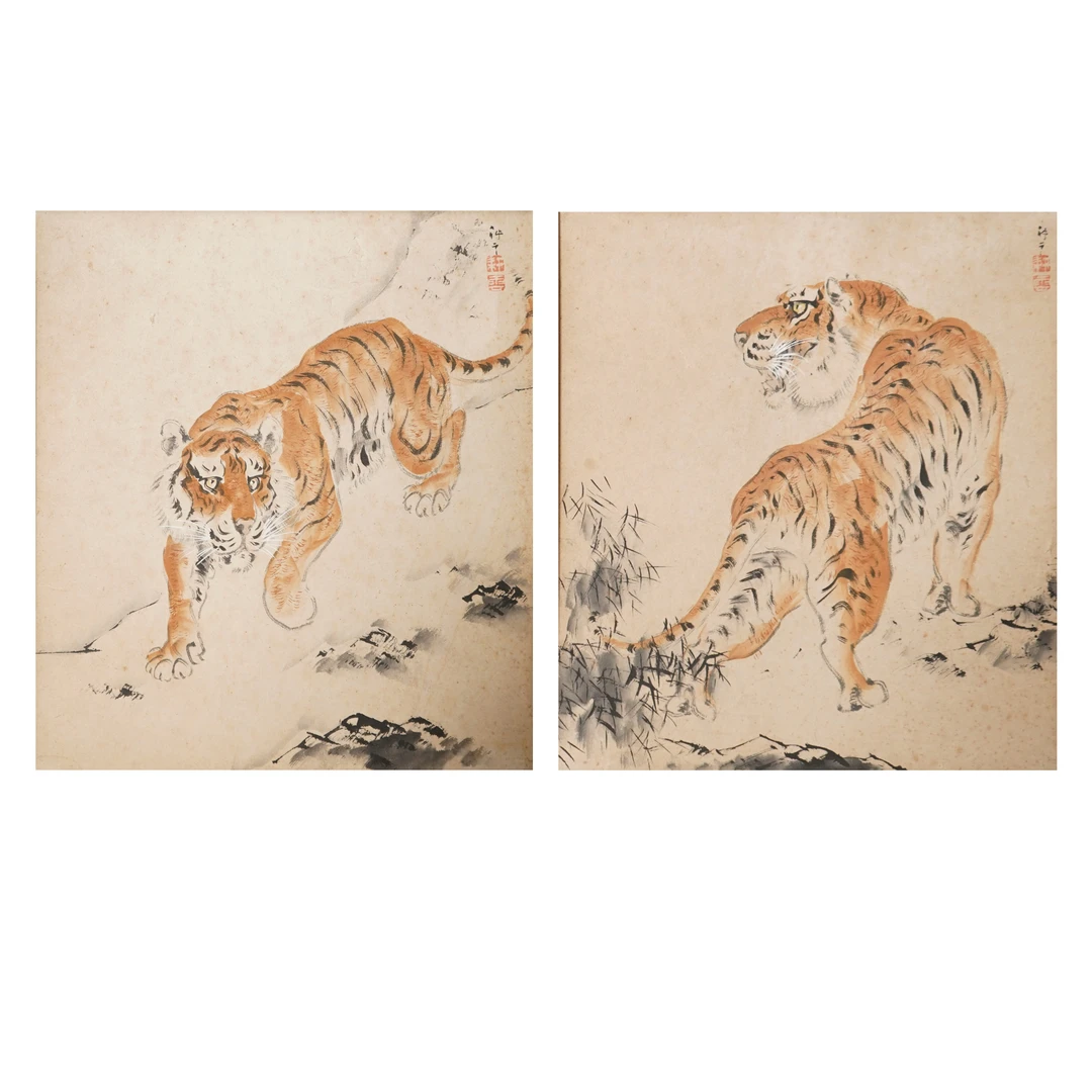 Lot004  佚名 老虎