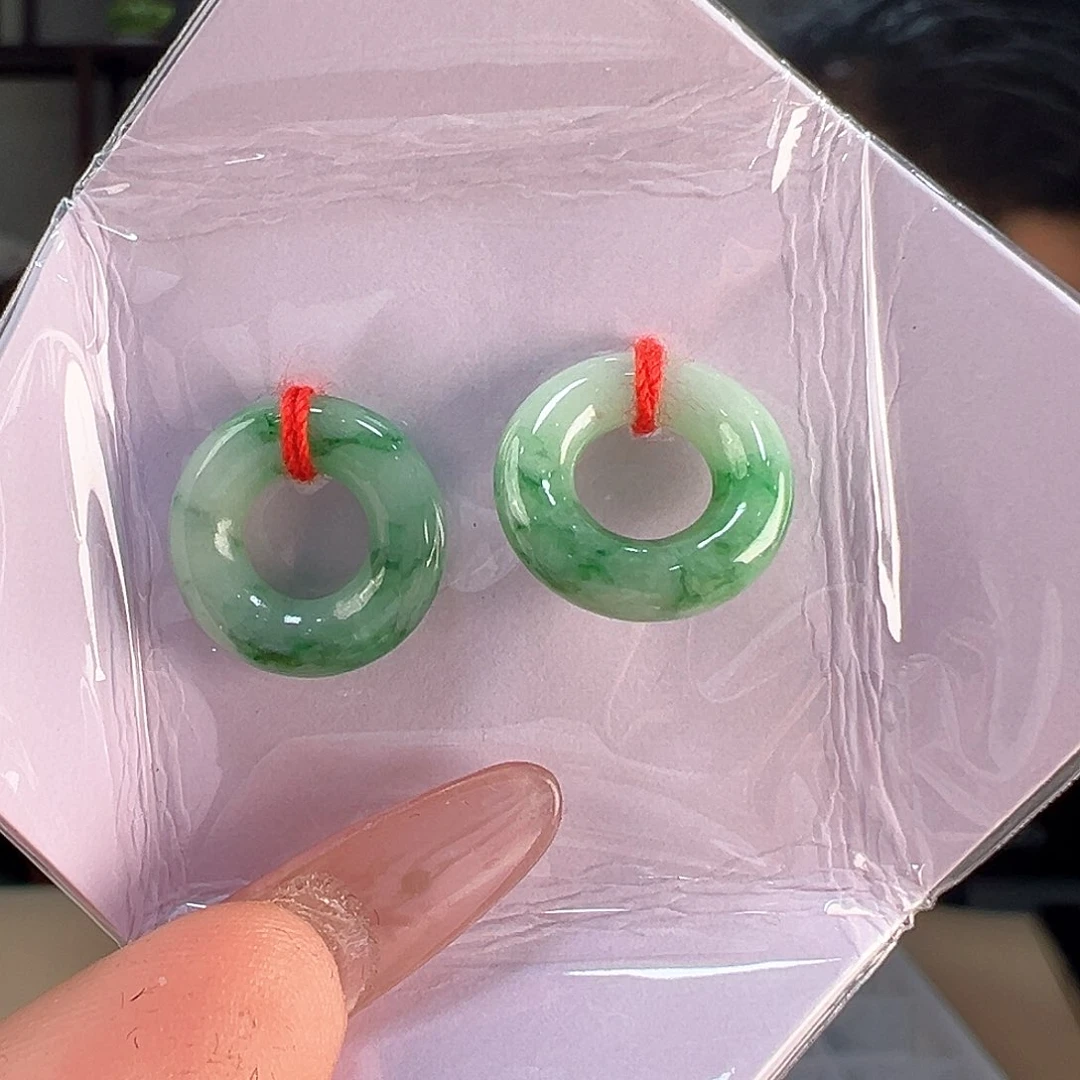 翡翠耳饰未镶嵌裸石33