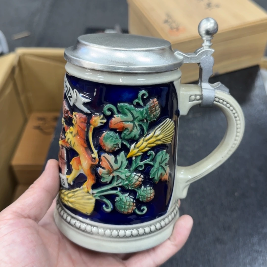 锡日本中古工艺品摆件