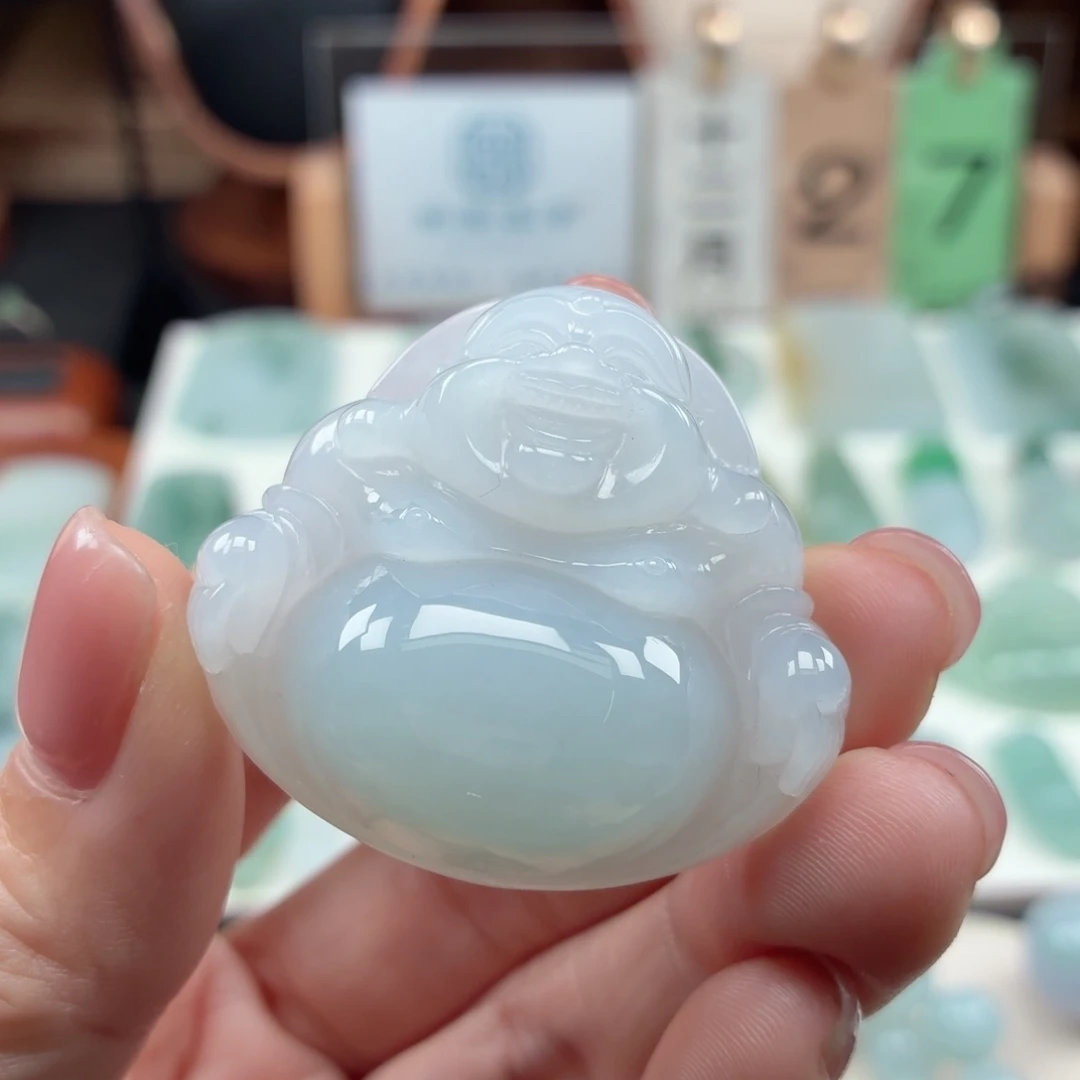 翡翠未镶嵌颈饰天然A货翡翠