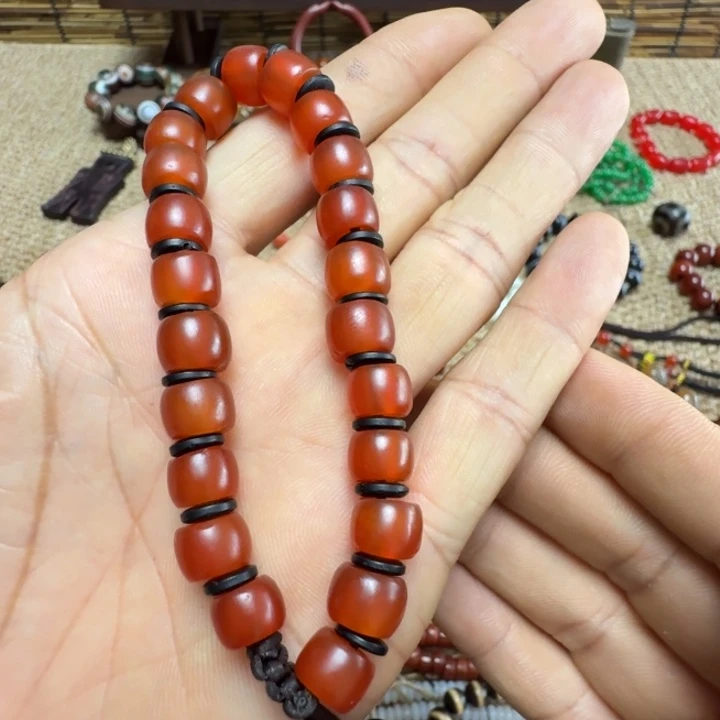 没***）陶瓷珠子摆件手串