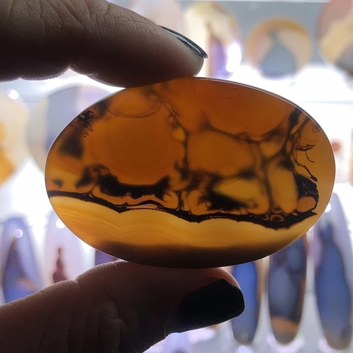 玛瑙/玉髓合金颈饰165