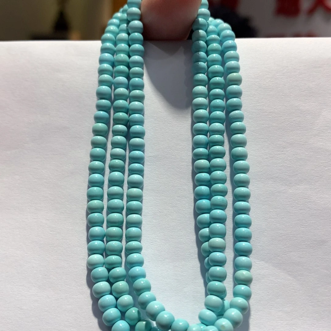 未镶嵌绿松石长链