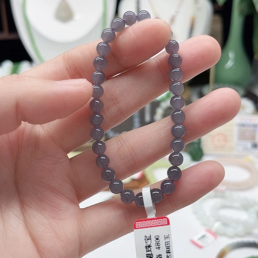 L****和田玉未镶嵌手链