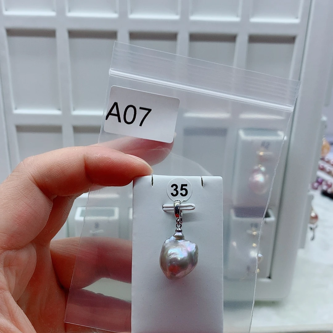 吊坠(不含链)淡水珍珠合金
