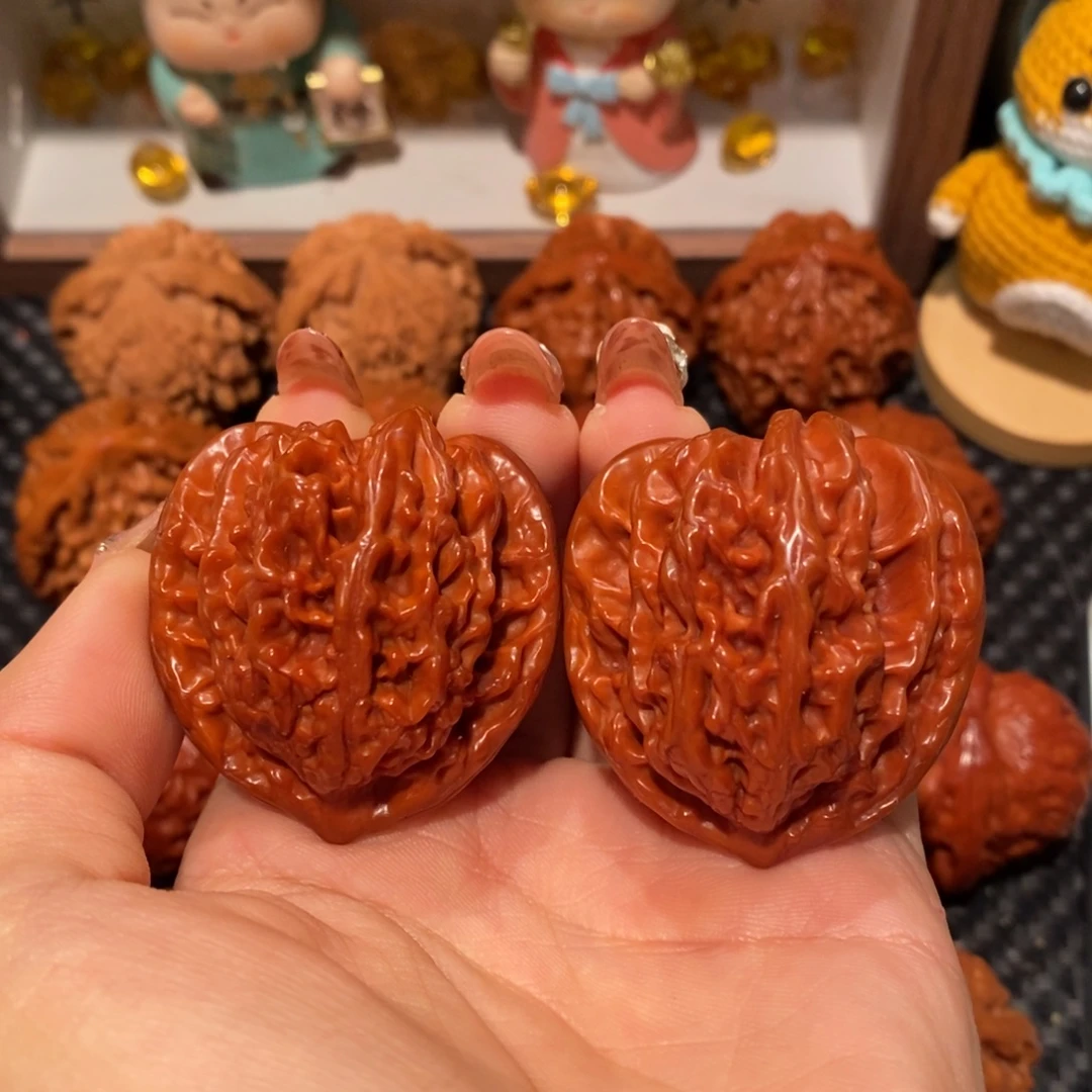 桃核吊坠40.1玉化霞云岭，0746