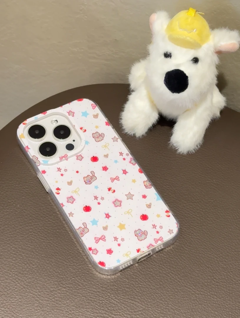 可爱小猫星适用于苹果15promax手机壳华为荣耀小米14红米OPPOvivo