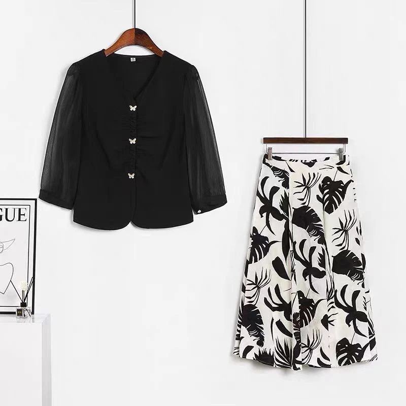 休闲洋气时尚套高腰显瘦女装气质小香风套装时尚百搭夏季宽松