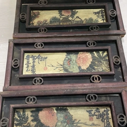 香榧木上***～3个孤品木雕260