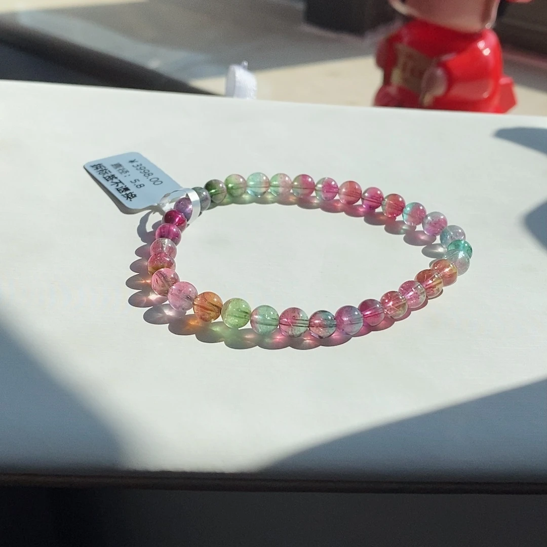 未镶嵌手链碧玺西瓜