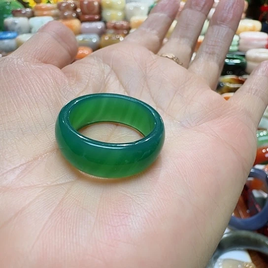 玛瑙/玉髓戒指未镶嵌钰*棠